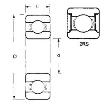 Rodamiento 62201-2RS FBJ