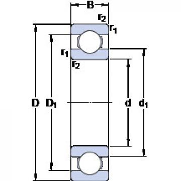 Rodamiento 61934 MA SKF