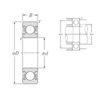 Rodamiento 6204LLB NTN