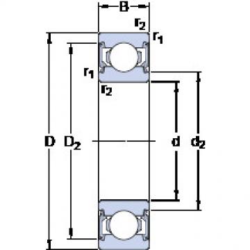 Rodamiento 6204-2RSL SKF