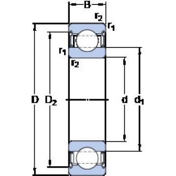 Rodamiento 6305-2Z/VA208 SKF