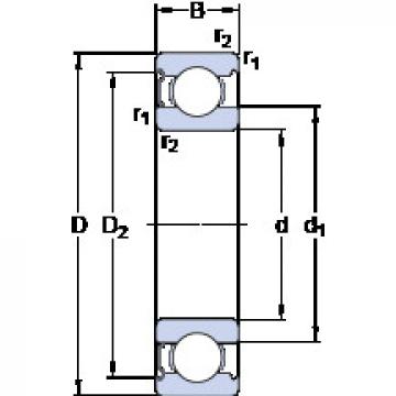 Rodamiento 6219-Z SKF