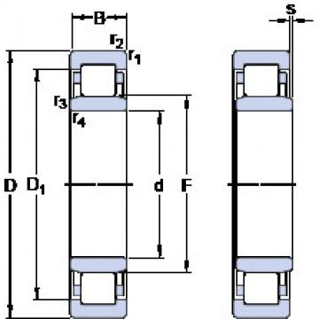 Rodamiento NU 309 ECPH SKF