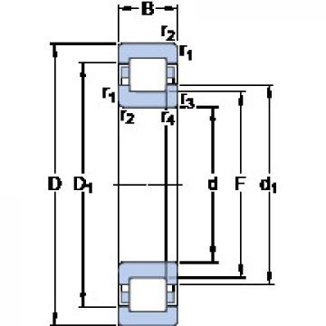 Rodamiento NUP 2205 ECP SKF