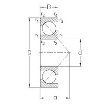 Rodamiento 7305-BE-MP NKE