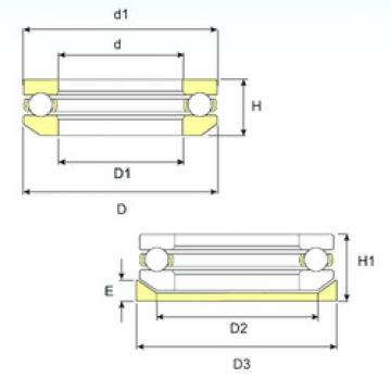 Rodamiento 53308 U 308 ISB