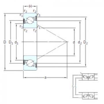 Rodamiento BSD 2562 CG-2RZ SKF