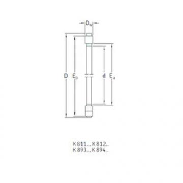 Rodamiento K81215TN SKF