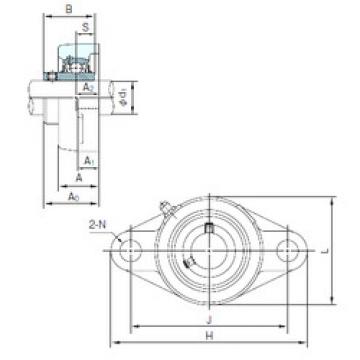 Rodamiento UCFL311 NACHI