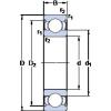 Rodamiento 628/5-2Z SKF #1 small image