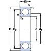 Rodamiento 6219-Z SKF #1 small image