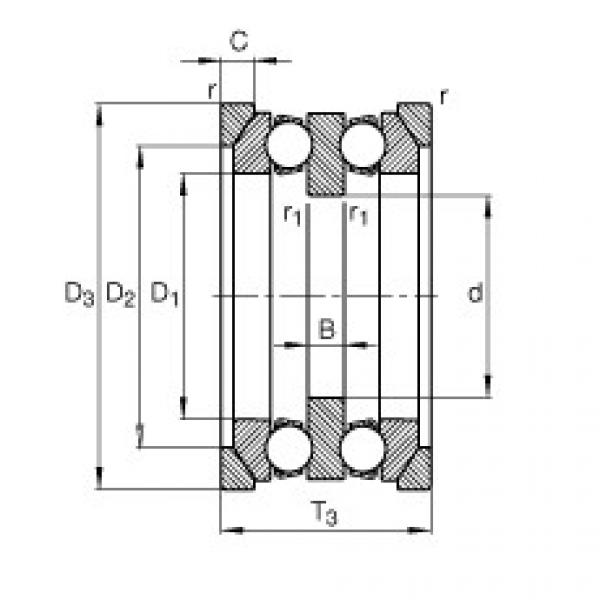 Rodamiento 54312 + U312 FAG #1 image