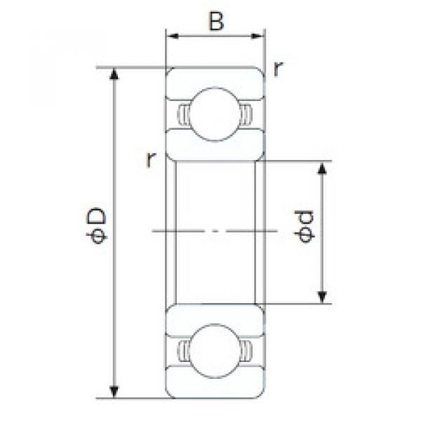 Rodamiento 6219JT NACHI #1 image