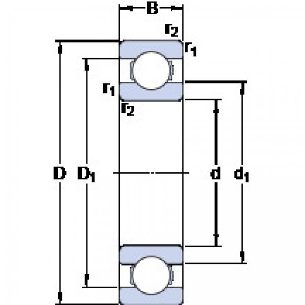 Rodamiento 61940 SKF #1 image