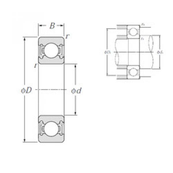 Rodamiento 6222LLU NTN #1 image