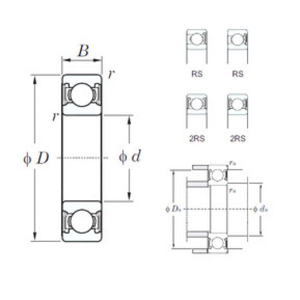 Rodamiento 6204-2RS KOYO #1 image