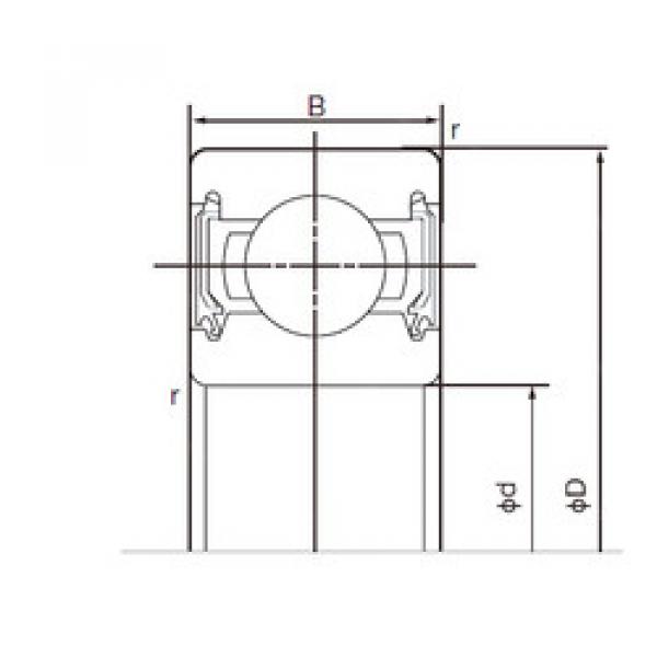 Rodamiento 6200-2NSE NACHI #1 image