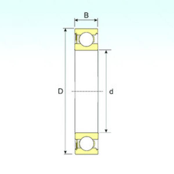 Rodamiento 6216-RS ISB #1 image