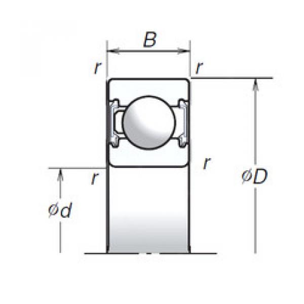 Rodamiento 6201T1XVV NSK #1 image