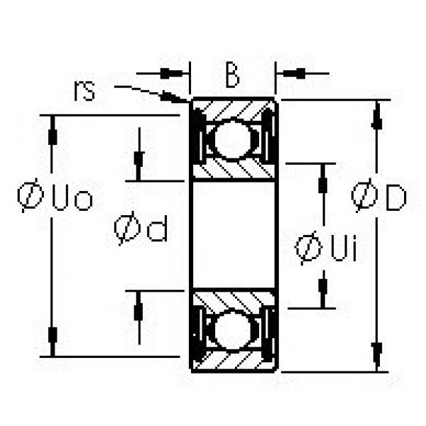 Rodamiento 6206ZZ AST #1 image