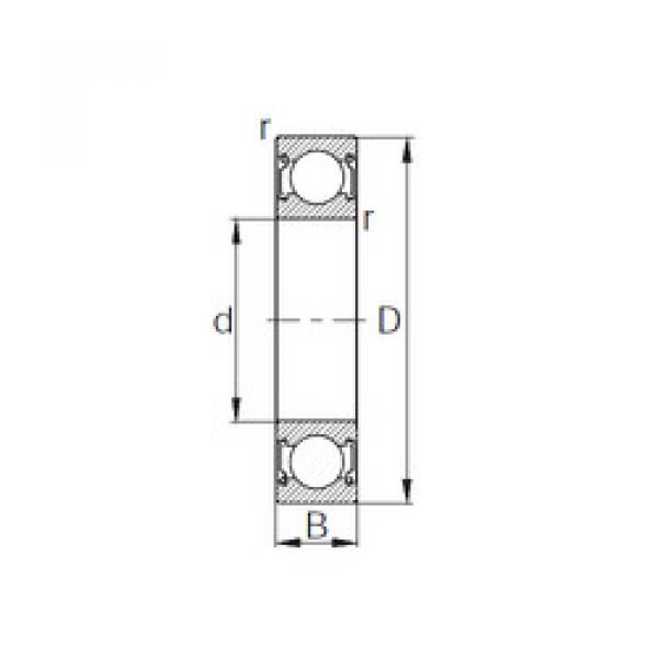 Rodamiento 6008ZZ KBC #1 image