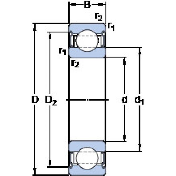 Rodamiento 6305-2Z/VA208 SKF #1 image