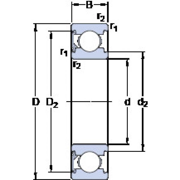 Rodamiento 6303-RSH SKF #1 image