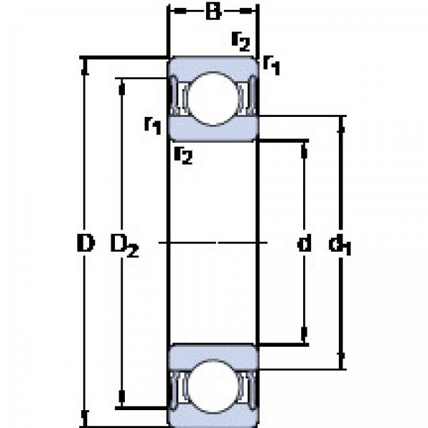 Rodamiento 634-2RS1 SKF #1 image