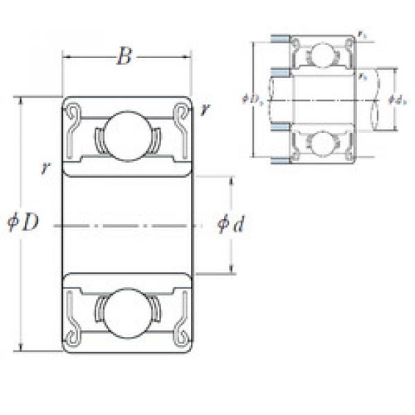 Rodamiento 636 ZZ NSK #1 image