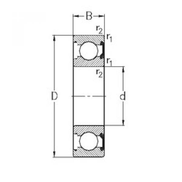 Rodamiento 61905-2RSR NKE #1 image