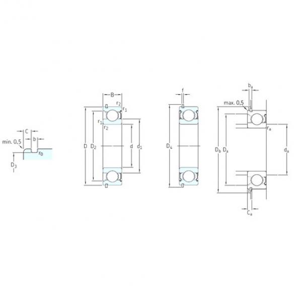 Rodamiento 6307-2ZNR SKF #1 image