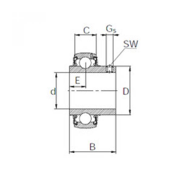 Rodamiento UB205 KBC #1 image