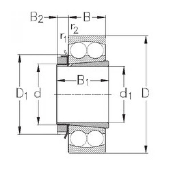 Rodamiento 2220-K+H320 NKE #1 image