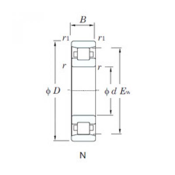 Rodamiento N306 KOYO #1 image