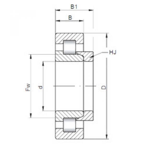 Rodamiento NH2338 E CX #1 image