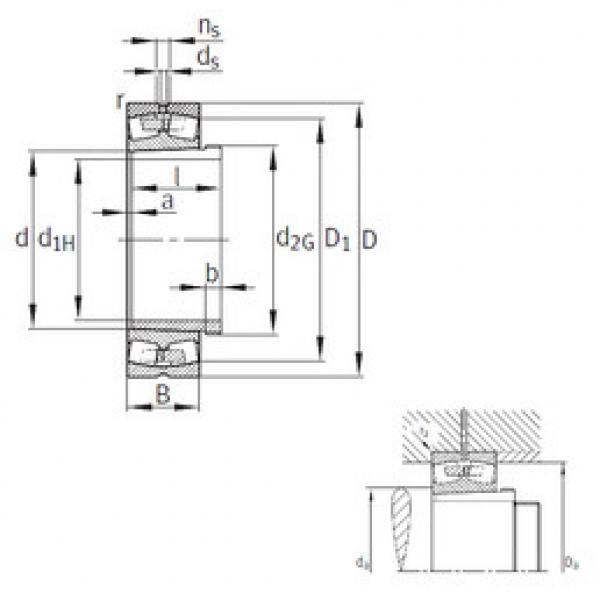 Rodamientos 239/670-B-K-MB+AH39/670 FAG #1 image