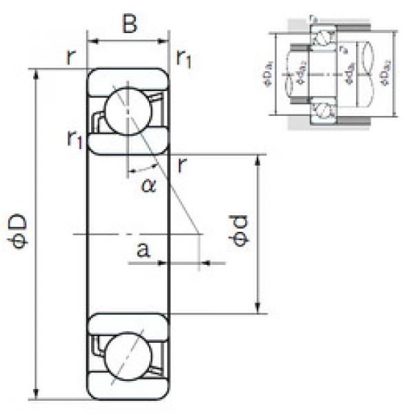 Rodamiento 7222C NACHI #1 image