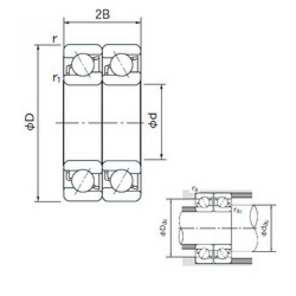 Rodamiento 7318DT NACHI #1 image