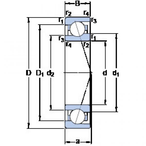 Rodamiento 71907 CE/HCP4A SKF #1 image