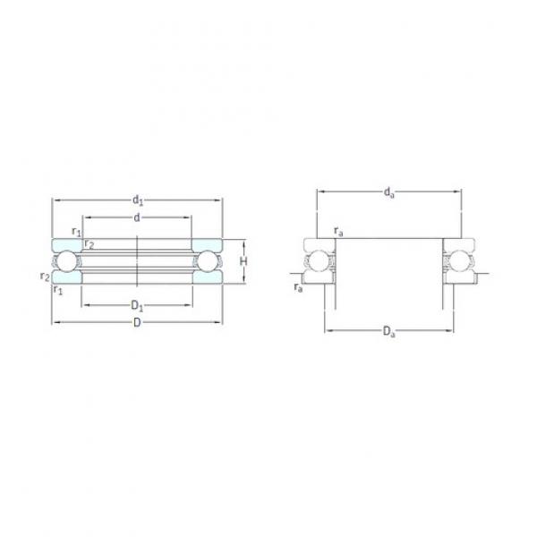 Rodamiento 51215 SKF #1 image