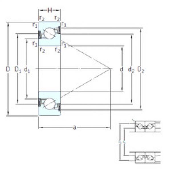 Rodamiento BSD 2562 CG-2RZ SKF #1 image