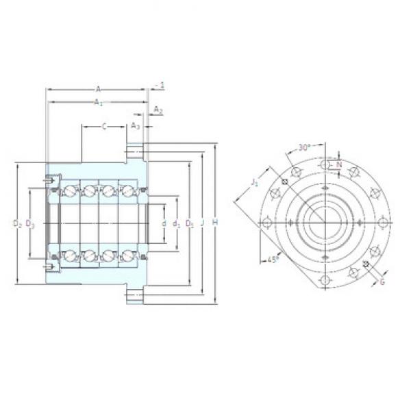 Rodamiento BSQU 240/1 TFT SNFA #1 image