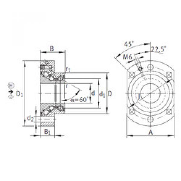 Rodamiento DKLFA2590-2RS INA #1 image