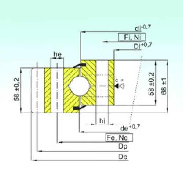 Rodamiento EB1.25.1534.400-1SPPN ISB #1 image