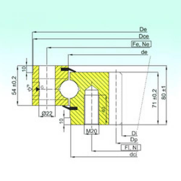 Rodamiento ZB1.25.1055.201-2SPTN ISB #1 image