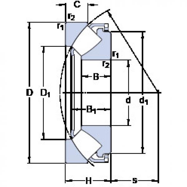 Rodamiento 29436 E SKF #1 image