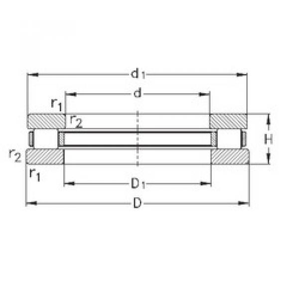 Rodamiento 81214-TVPB NKE #1 image