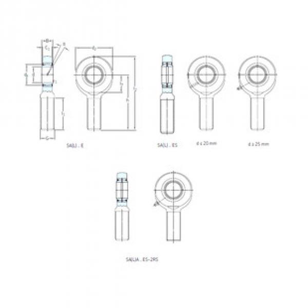 Rodamientos SAL60ES-2RS SKF #1 image