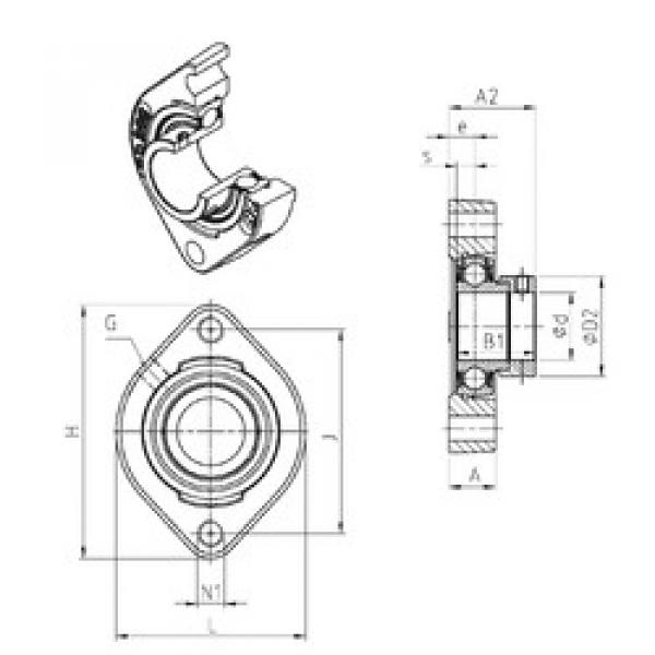 Rodamiento ESFD201M100 SNR #1 image