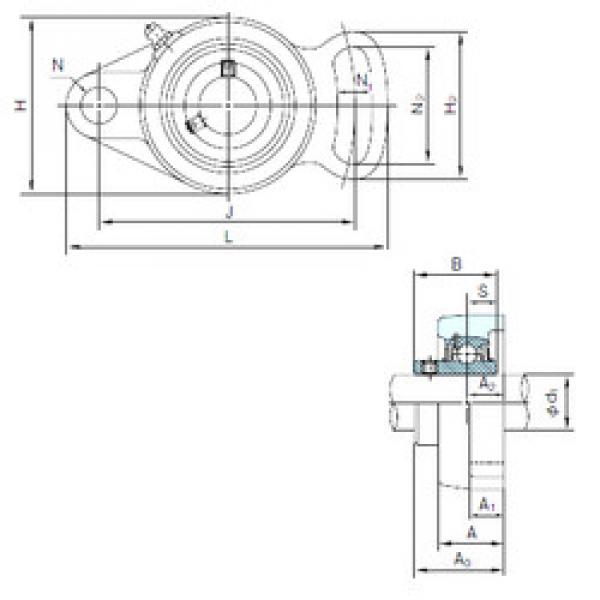 Rodamiento UCFA211 NACHI #1 image